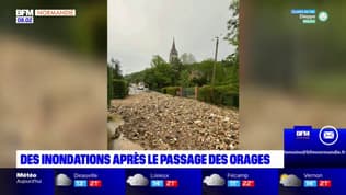 Normandie: des inondations après le passage des orages