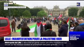 Lille: près de 1.000 personnes dans un rassemblement en soutien à la Palestine samedi