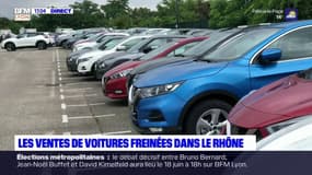 Les ventes de voitures freinées dans le Rhône