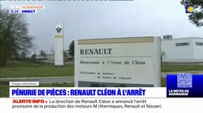 L'usine Renault Cléon à l'arrêt jusqu'en fin de semaine en raison d'un manque de pièces