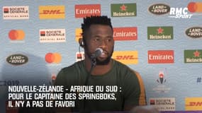  Nouvelle-Zélande - Afrique du Sud : Pour le capitaine des Springboks, il n'y a pas de favori