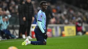 Bukayo Saka le 8 décembre 2024 avec Arsenal sur la pelouse de Fulham