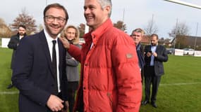 Patrick Mignola (à gauche) et Laurent Wauquiez.