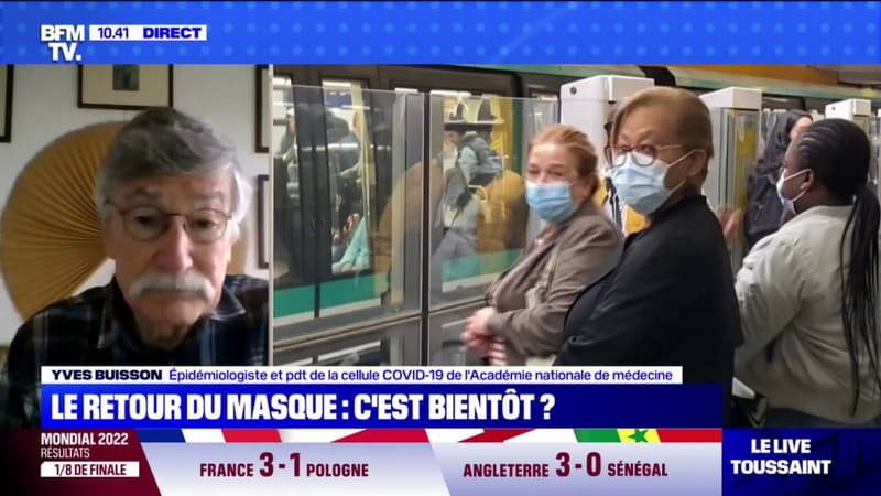 Covid-19: l'épidémiologiste Yves Buisson appelle les Français "au bon sens" et à porter le masque