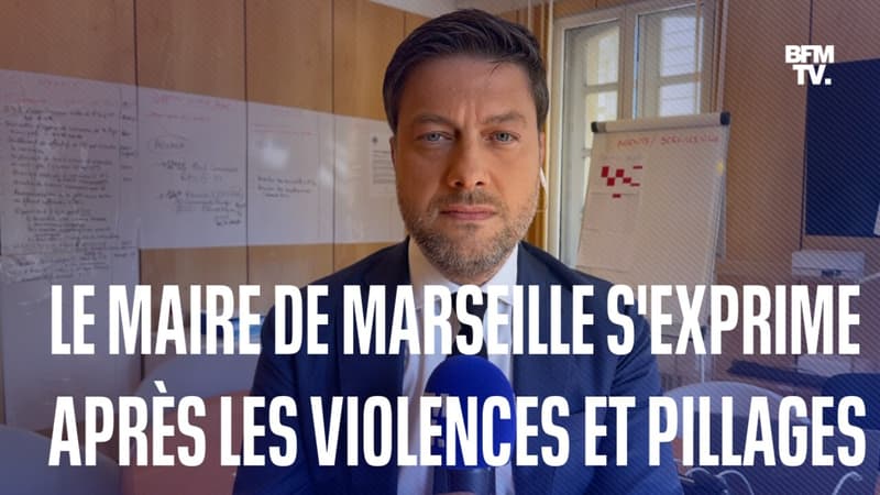 Mort de Nahel: l'interview intégrale du maire de Marseille, Benoît Payan, après les dégradations et les pillages