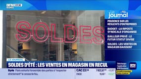 Soldes d'été : les ventes en magasin en recul