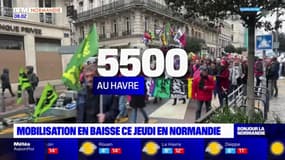 Grève du 6 avril: une mobilisation en baisse en Normandie