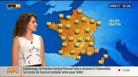 La météo pour ce jeudi 25 juin 2015 