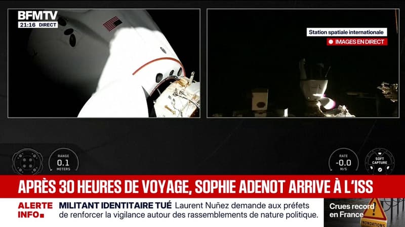 L'amarrage de Sophie Adenot et des astronautes de Crew-12 à l'ISS est en cours