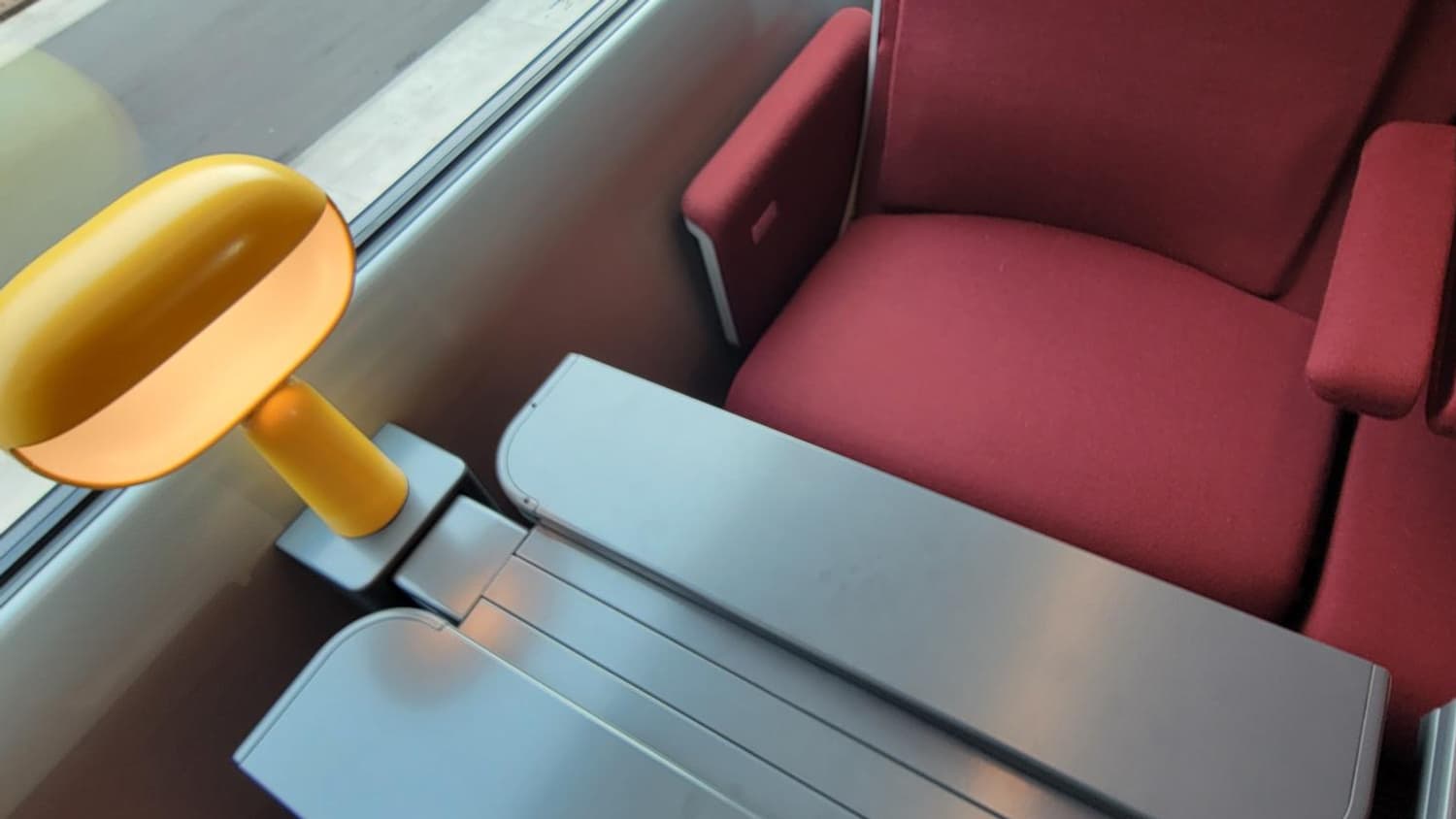 Les sièges Première classe du nouveau TGV M