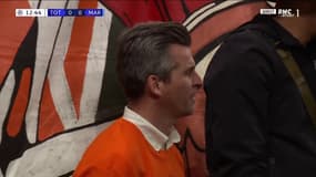 Joey Barton lors du match Tottenham-OM, le 7 septembre 2022
