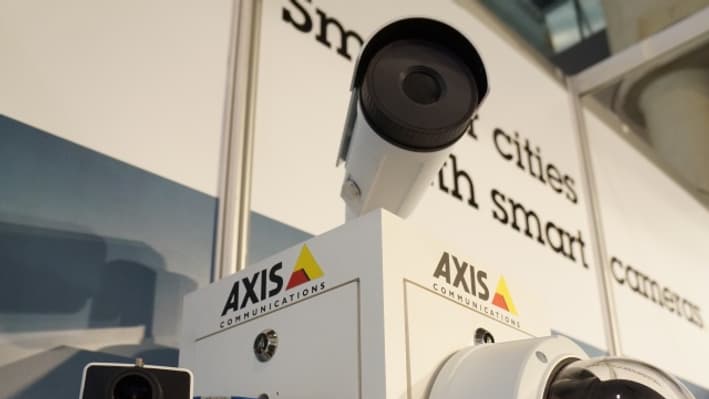 Les caméras de vidéosurveillance intelligente d'Axis Communications.