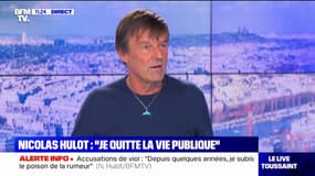 Nicolas Hulot: "Il s'est passé quelque chose mais dans un consentement et une harmonie d'une histoire sans lendemain"