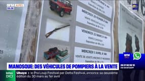 Manosque: des véhicules de pompiers vendus aux enchères