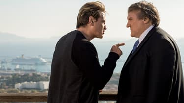 Benoît Magimel et Gérard Depardieu dans la série "Marseille"