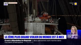 Nice: le deuxième plus grand voilier du monde arrive à Nice