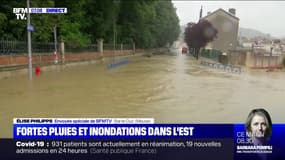 La ville de Bar-le-Duc touchée par des inondations dans la Meuse