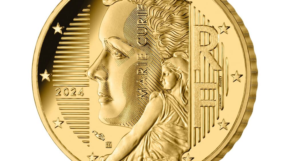 La nouvelle face nationale française de la pièce de 50 centimes d'euro, représentant Marie Curie. La nouvelle face nationale française de la pièce de 50 centimes d'euro, représentant Marie Curie.