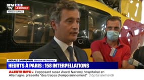 Gérald Darmanin sur les incidents à Paris: "Ce sont des voyous qui n'ont rien à voir avec les supporters, il faut les traiter comme tels"