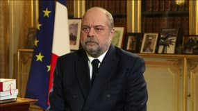 Le ministre de la Justice Éric Dupond-Moretti sur BFMTV, ce jeudi 30 novembre 2023.