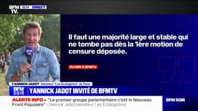 Yannick Jadot (Les Écologistes): Emmanuel Macron "doit assumer le score et une cohabitation"