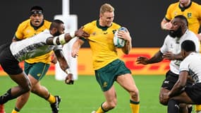 Les Australiens contre les Fidji, lors de leur premier match.
