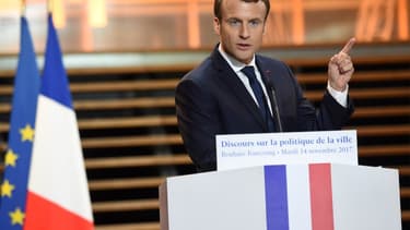 Emmanuel Macron a évoqué la politique de la Ville ce mardi à Tourcoing.