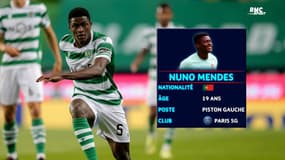 Scouting : Nuno Mendes, prêté par le Sporting au PSG