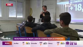 Recrutements de profs : loin du compte pour les syndicats 