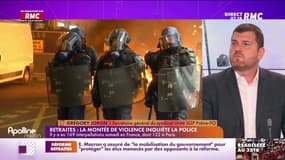 Gregory Joron: "On redoute que cela s'installe (comme les Gilets jaunes) et c'est les messages qui sont remontés des collègues du terrain"