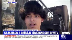 Incendies à Marseille: "Le feu est arrivé hyper rapidement, on n'a rien eu le temps de faire", déplore un sinistré