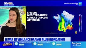 Var: le département placé en vigilance orange pluie-inondation