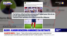 Bleus : Karim Benzema annonce sa retraite