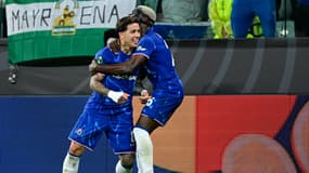 Enzo Fernandez et Moise Caicedo avec Chelsea en finale de Ligue Conférence, 28 mai 2025