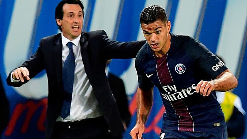 Unai Emery et Hatem Ben Arfa