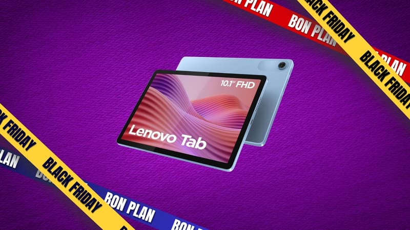 Lenovo fait fort : cette tablette tactile est à prix bradé pour le Black Friday Amazon