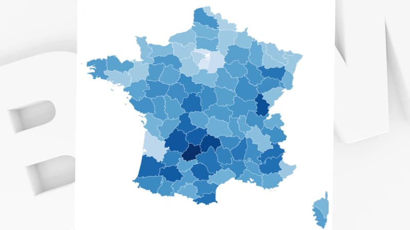 CARTE. Législatives: quels sont les départements qui ont le plus et le moins voté à 12h?