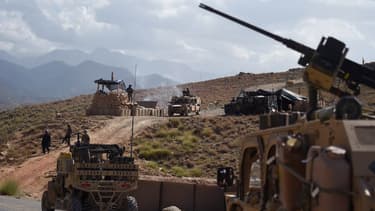 Les forces de l'OTAN et un commando afghan à un checkpoint dans l'est de l'Afghanistan le 7 juillet dernier. (Photo d'illustration)
