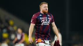 Maxime Lamothe lors du match La Rochelle-Bordeaux (32-22, Top 14), le 20 octobre 2024
