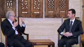 Lakhdar Brahimi rencontre à Damas Bachar al-Assad