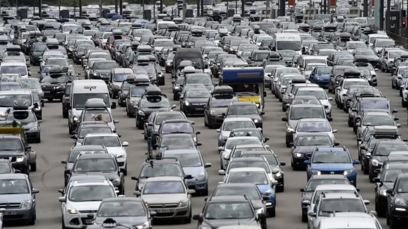 La circulation en Ile-de-France est exceptionnellement embouteillée, ce mardi matin. (Photo d'illustration)