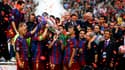 Barcelone vainqueur de la Ligue des champions 2006.