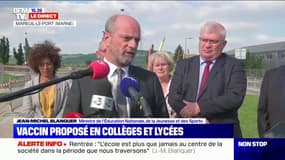 Jean-Michel Blanquer: "Le virus ne s'arrête pas à la porte de l'école"