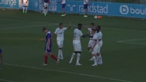 L'OM face à Marignane-Gignac en match amical, à la Commanderie le 13 juillet 2022