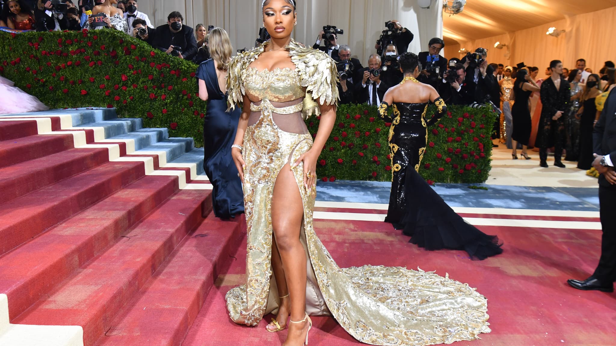 Megan Thee Stallion lors du Met Gala 2022 Megan Thee Stallion lors du Met Gala 2022