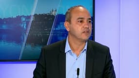 Mohamed Boudjellaba, le maire de Givors, sur le plateau de BFM Lyon le 8 octobre 2021.