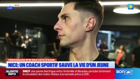 "J'ai senti son pouls s'arrêter": un coach sportif sauve la vie d'un jeune Niçois