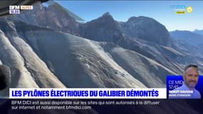 Alpes du Sud: les pylônes électriques du Galibier en phase finale de démontage