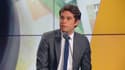 Gabriel Attal sur le plateau des "Grandes Gueules", le 10 mai 2023