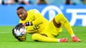 Steve Mandanda lors de France-Tunisie, à Doha le 30 novembre 2022